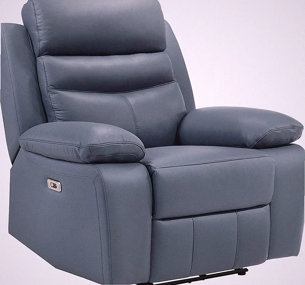 Recliner Chair Living Room Leather Reclining Sofa Chair, Home Theater Seating, W