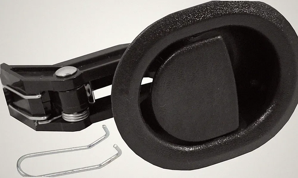 Reliable Recliner Replacement Parts Handle Small Oval Black Plastic Pull Recl...