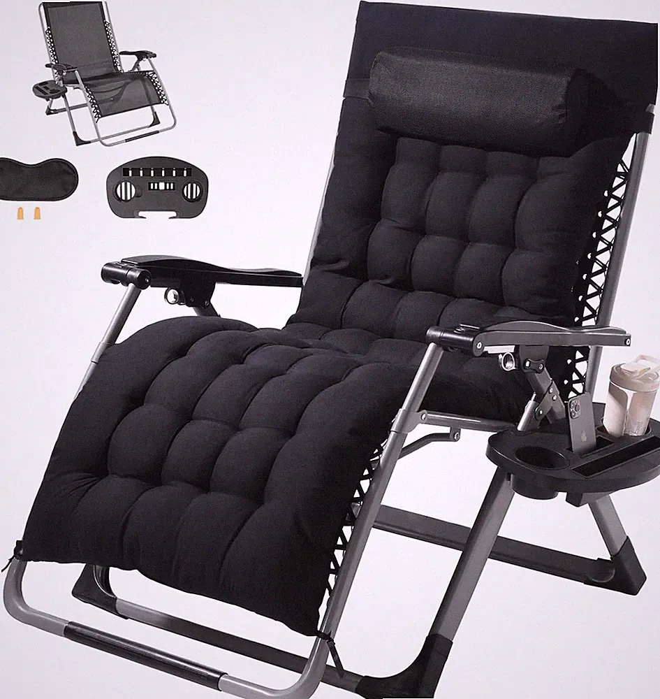 Zero Gravity Chair, 33 Inch Zero Gravity Recliner Lounge Chair for Indoor and Ou